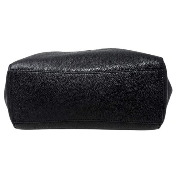 Coach Black Pebble Leather Gallery Chain Tote Shoulder Bag Gold Hardware - Picture 6 of 6